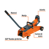 GATO HIDRAULICO DE PATIN 2 TON EN MALETA