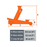 GATO HIDRAULICO DE PATIN 2 TON