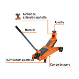 GATO HIDRAULICO DE PATIN DE 3.0 TON. 14947