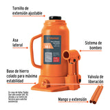 GATO HIDRAULICO DE 16 TON TIPO BOTELLA