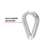 GUARDACABO GALVANIZADO 1/4'