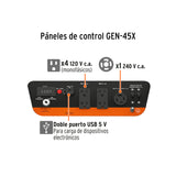 GENERADOR ELICTRICO PORTATIL 4.5 KW MOTOR A GASOLINA, TRUPER