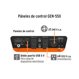 GENERADOR ELÉCTRICO A GASOLINA, INDUSTRIAL, 5,500 W