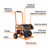 GENERADOR ELÉCTRICO A GASOLINA, INDUSTRIAL, 5,500 W