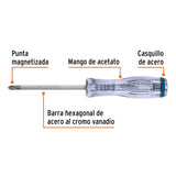 DESARMADOR PHILLIPS #2 DE GOLPE 1/4'X4'
