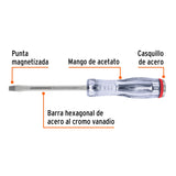 DESARMADOR PLANO DE GOLPE 1/4' X 4'