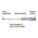 DESARMADOR PHILLIPS #2 DE GOLPE 1/4'X6'