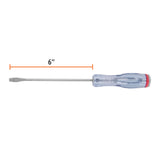 DESARMADOR PLANO DE GOLPE 1/4' X 6'