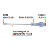 DESARMADOR PLANO DE GOLPE 5/16' X 8'