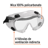 GOGGLES DE SEGURIDAD TRANSPARENTES