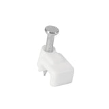 BOLSA CON 500 GRAPAS BLANCAS DE 3 X 6 MM PARA CABLE PLANO