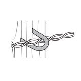 GRAPA GALVANIZADA PARA ALAMBRE DE PÚAS 1 1/4" CAJA 10KG
