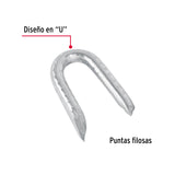 GRAPA GALVANIZADA PARA ALAMBRE DE PÚAS 1" POR KILO