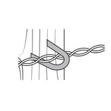 GRAPA GALVANIZADA PARA ALAMBRE DE PÚAS 1" CAJA/10KG