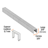 GRAPAS PARA ENGRAPADORA ENEU-3/8, 10MM