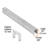 GRAPAS PARA ENEU-3/8, 13MM, 5000 PZAS