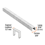 GRAPAS PARA ENGRAPADORA ENEU-3/8, 8MM