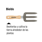 HTA DE JARDIN BIELDO 3 DIENTES MGO DE 6'