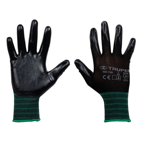 GUANTE NYLON,NITRILO ESPUMADO,MEDIANO