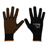 GUANTES DE POLIESTER CON PUNTOS DE PVC EN PALMA, GRANDES