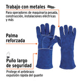 GUANTES DE CARNAZA PARA SOLDAR