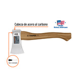 HACHA CAZADORA 1-1/4 LB MANGO DEHICKORY 14'