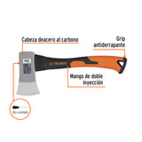 HACHA CAZADORA DE 1-1/2LBS F. VIDRIO