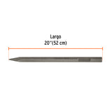 CINCEL DE PUNTA ZANCO HEXAGONAL DE 20', TRUPER