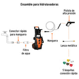 HIDROLAVADORA ELECTRICA, 2000PSI, MOTOR DE INDUCCION EXPERT