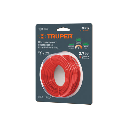 HILO REDONDO, 12 M X 2.7 MM, TARJETA