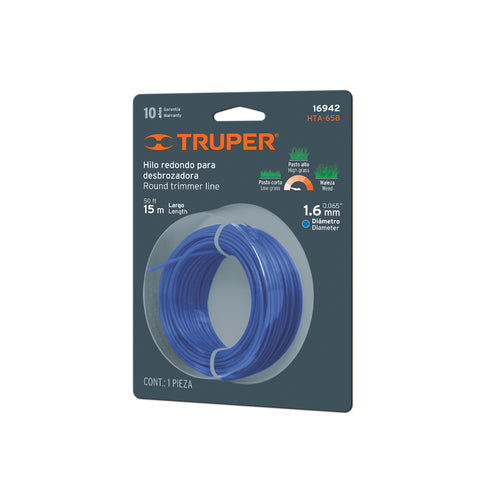 HILO REDONDO, 15 M X 1.6 MM, TARJETA