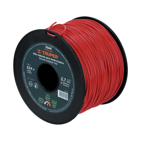 HILO REDONDO .105'-2.7MM X 224M CARRETE