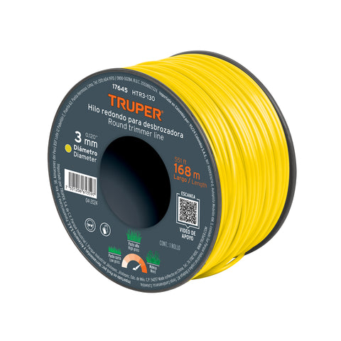 HILO REDONDO .130'-3.3MM X 142M CARRETE