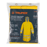 GABARDINA IMPERMEABLE CON REFLEJANTE, TALLA GRANDE