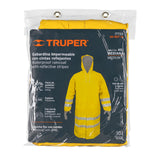 GABARDINA IMPERMEABLE CON REFLEJANTE, TALLA MEDIANA