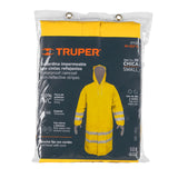 GABARDINA IMPERMEABLE CON REFLEJANTE, TALLA CHICA