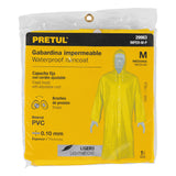 GABARDINA IMPERMEABLE PVC ESPESOR 0.10MM MEDIANA PRETUL