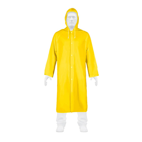 GABARDINA IMPERMEABLE PVC ESPESOR 0.10MM MEDIANA PRETUL