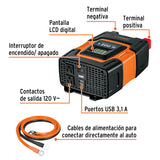 INVERSOR DE CORRIENTE DE 1000 WATTS
