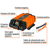 INVERSOR DE CORRIENTE DE 1500 WATTS