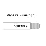 INFLADOR DOBLE C/CALIBRADOR 120LBS METAL