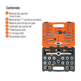 JUEGO DE MACHUELOS Y TARRAJAS 40 PZAS