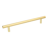 JALADERA DE 192MM ESTILO CILINDRO ACABADO LATON BRILLANTE