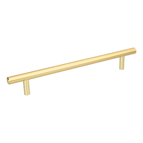 JALADERA DE 192MM ESTILO CILINDRO ACABADO LATON BRILLANTE