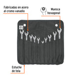 JUEGO DE 10 LLAVES COMBINADAS STD Y MM PULIDAS, EXPERT