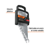 JGO 9 LLAVES COMBINADAS STD 1/4-3/4'ESTU