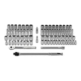 JUEGO DE 83 HERRAMIENTAS CUADRO 1/2' STD Y MM PARA MECANICO