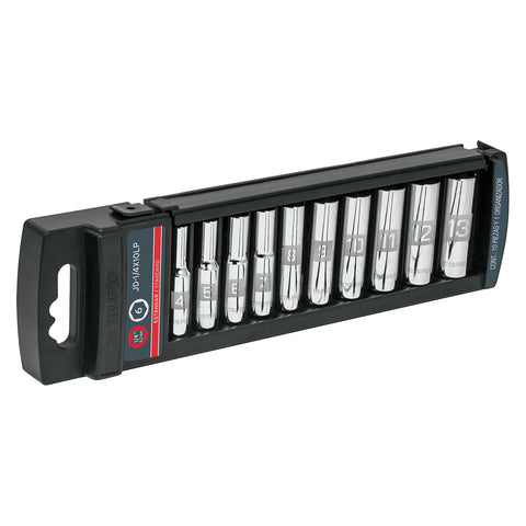 JUEGOS DE 10 DADOS LARGOS 1/4" STD