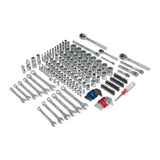 JUEGO 199 HERRAMIENTAS 1/4', 3/8' Y 1/2' STD Y MM P/MECANICO