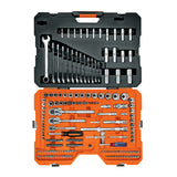 JUEGO 210 HERRAMIENTAS 1/4', 3/8' Y 1/2' STD Y MM P/MECANICO